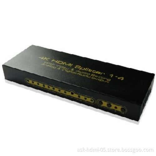 HDMI Splitter, 1-in-4 out 1x4 with 3D 4kx2k, ADV